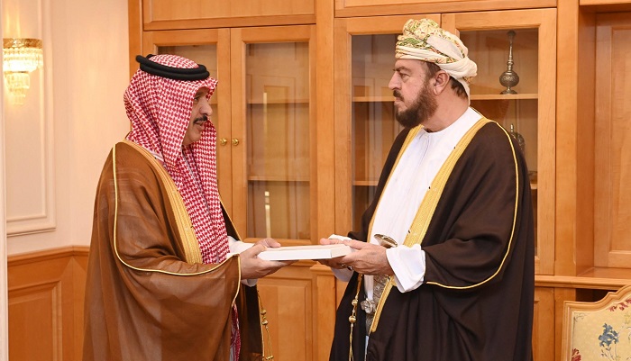 His Majesty receives written message from King of Saudi Arabia