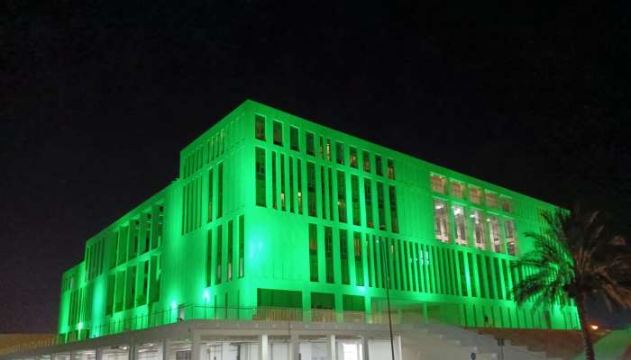 Muscat lights up in green in honour of Mental health awareness month