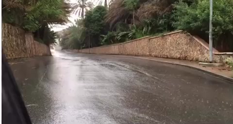 While Oman is sweating under burning sun, this Wilayat experiences showers