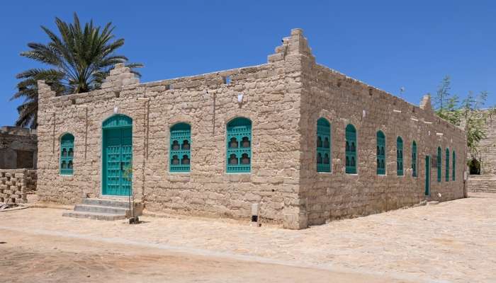 Restoration work continues in the old heritage area in Al Hafah