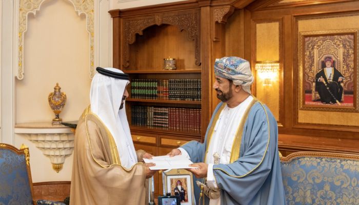 جلالة السلطان يتلقى رسالة خطية من الرئيس الإماراتي