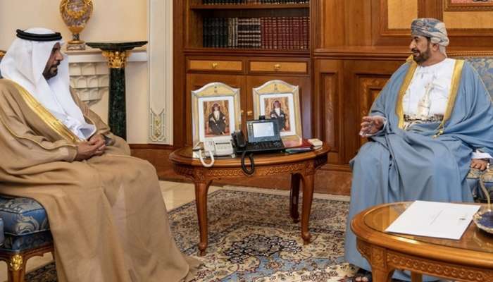 HM the Sultan receives written message from UAE President