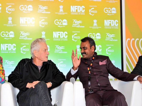 Michael Douglas meets Indian dignitaries at Cannes 2023