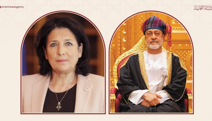 جلالةُ السُّلطان المعظم يهنئ رئيسة جورجيا