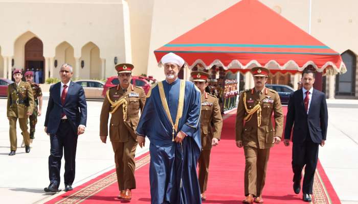 His Majesty the Sultan leaves for Iran
