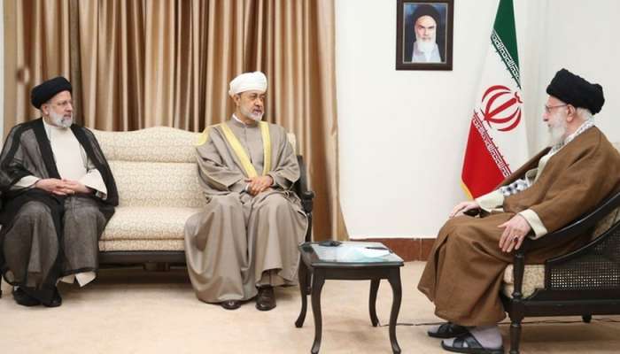 HM the Sultan meets Ali Khamenei