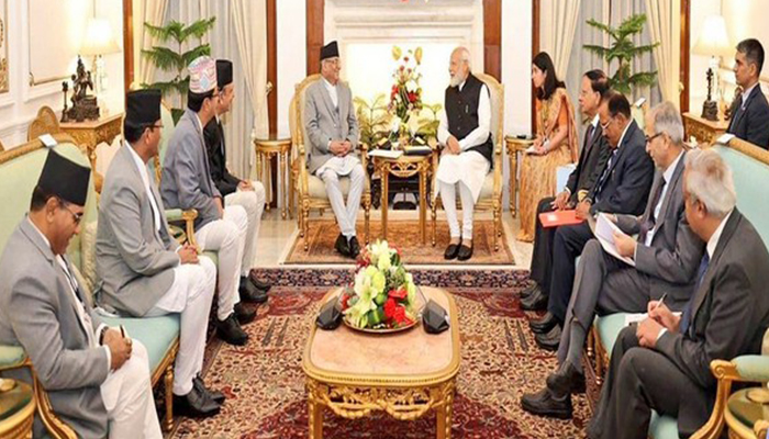 PM Modi and Nepal PM Pushpa Dahal hold bilateral talks