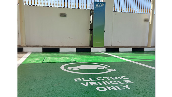 Opaz installs chargers for electric vehicles on its premises