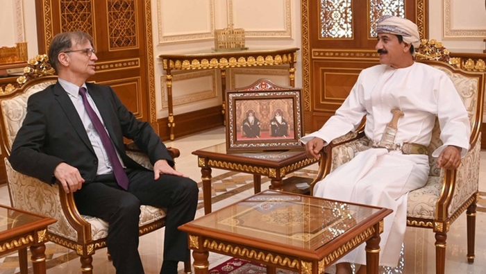 Royal Office Minister receives ambassadors of Austria, Sudan