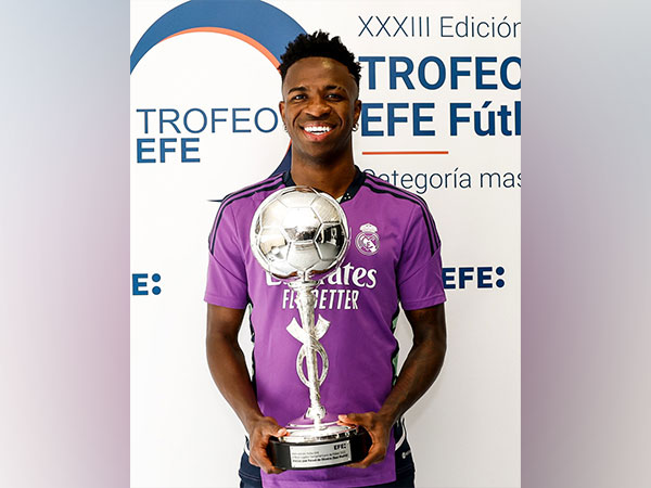 Real Madrid's Vinicius Junior wins EFE Trophy for the Best Ibero-American player