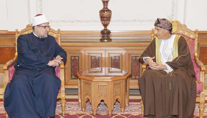 Sayyid Fahd receives Egyptian Minister of Awqaf