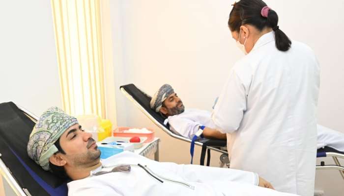 Omani diplomats donate blood on World Blood Donors Day