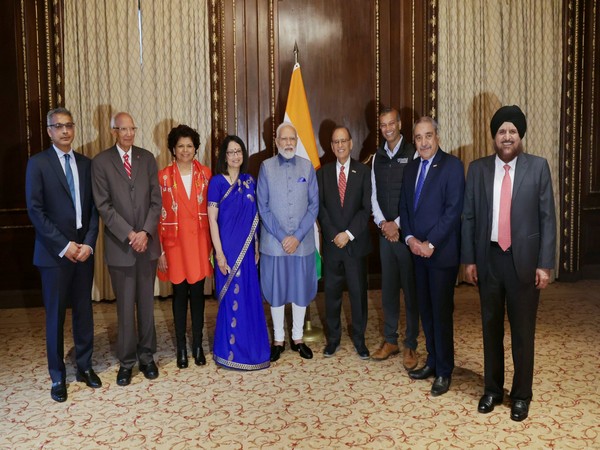 Indian PM Modi interacts with group of eminent US academicians