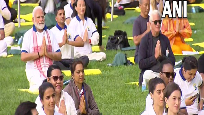 PM Modi leads Yoga Day event at UN Headquarters in New York