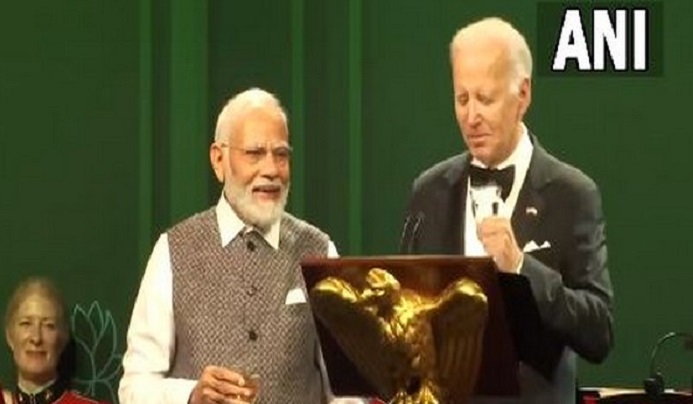"Tonight we celebrate great bonds of friendship between India, US": Biden during official State Dinner at White House