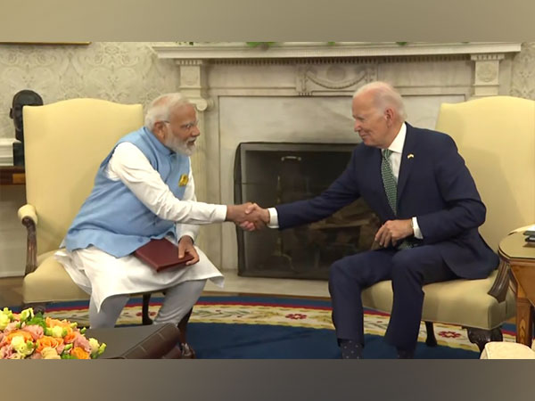 "Today, India and US are walking shoulder to shoulder in every area": PM Modi to President Joe Biden at Oval Office