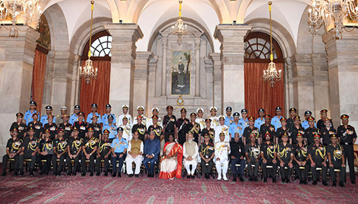 Indian President Murmu confers 84 distinguished service awards