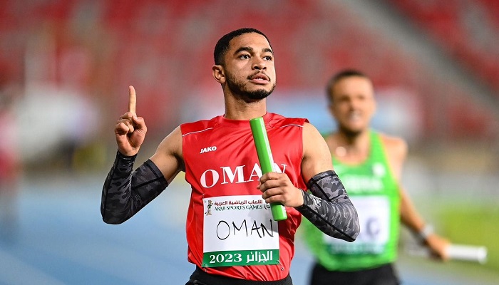 Oman bags gold in men's 4x100 relay at Pan Arab Games