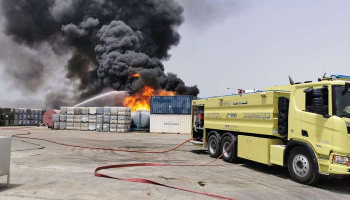 CDAA deals with fire in Al-Dakhiliyah