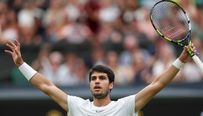 Alcaraz, Medvedev battle into round of 16 at Wimbledon