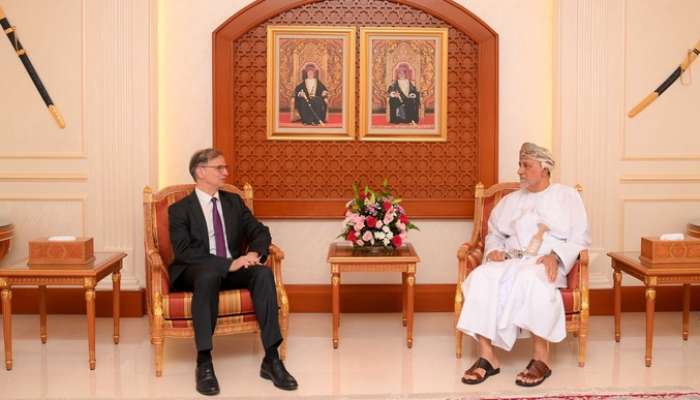 On behalf of HM, Sayyid Shihab receives Austrian ambassador