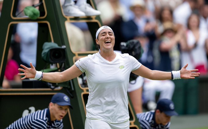 Jabeur outlasts Rybakina, sets up Sabalenka semifinal at Wimbledon