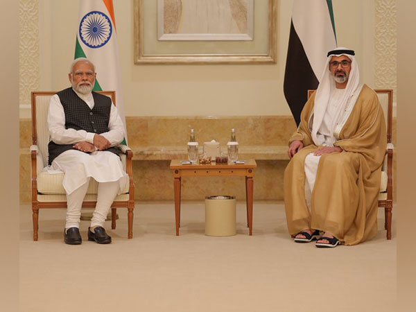 Indian PM Modi  meets Abu Dhabi Crown Prince Al Nahyan in UAE