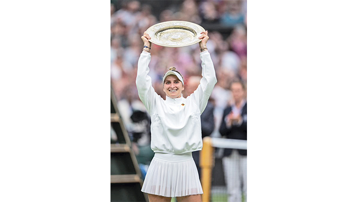 Unseeded Vondrousova clinches Wimbledon title, defeats Ons Jabeur in final