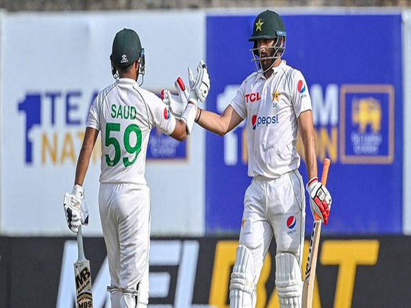 Saud Shakeel-Agha Salman's unbeaten 120-run stand bail visitors out of trouble