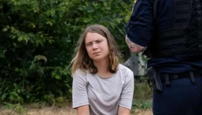 Greta Thunberg fined for disobeying police at protest