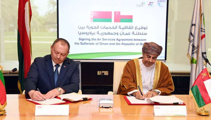 Oman, Belarus sign air services agreement