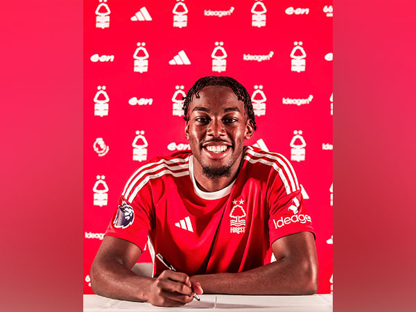 Manchester United player Anthony Elanga signs for Nottingham Forest