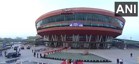 Indian PM Narendra Modi inaugurates new ITPO complex 'Bharat Mandapam' in Delhi