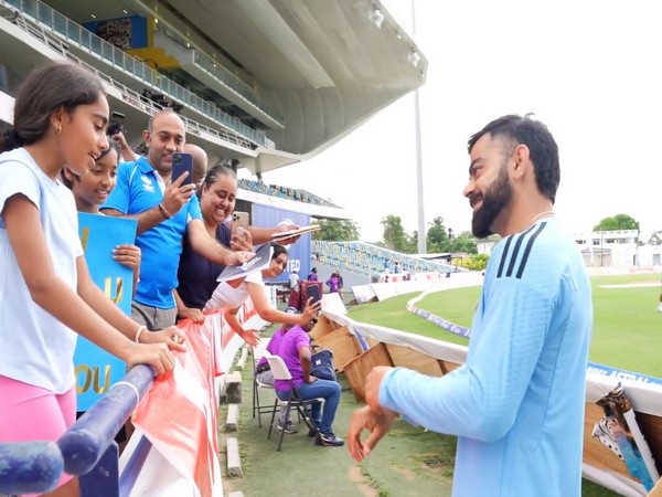 Virat Kohli makes fans' day in Bridgetown with autographs; receives bracelet from young fan