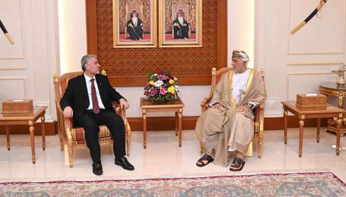 Assigned by HM the Sultan, Sayyid Shihab receives Algerian ambassador