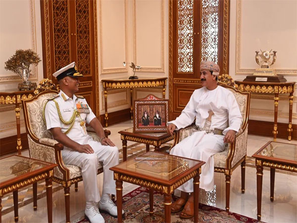 Indian Navy Chief discusses bilateral defence cooperation with Oman's Minister of the Royal Office