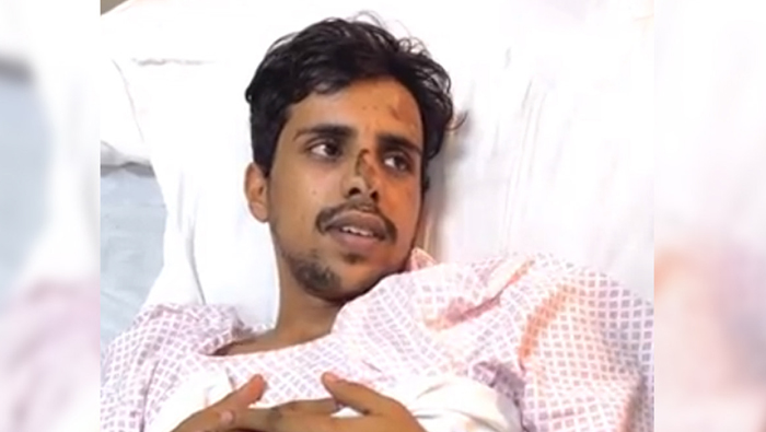 Omani youth risks his own life to save a little angel