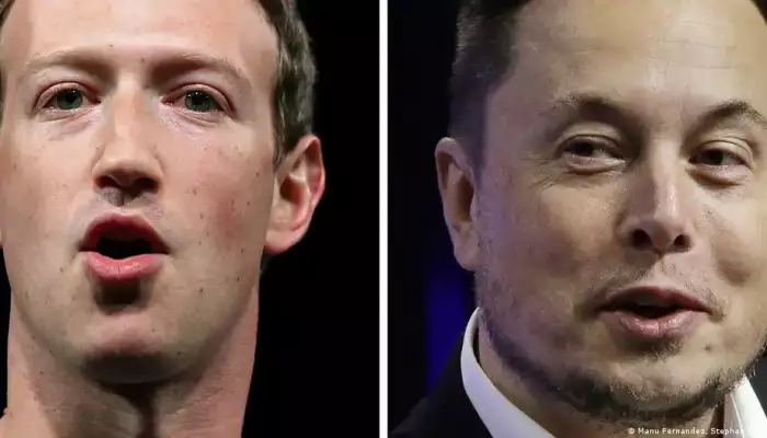 Tech moguls Musk, Zuckerberg spar online over 'fight' plans