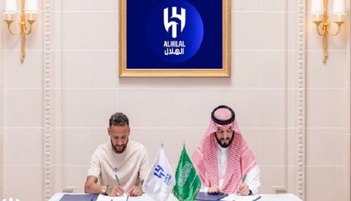 Neymar joins Cristiano Ronaldo in SPL after signing for Al Hilal