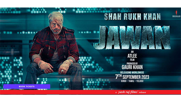 Advance booking begins for SRK's Jawan three weeks ahead of release