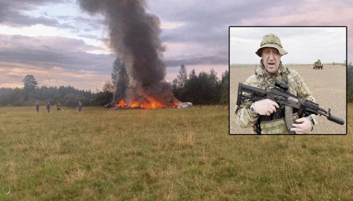 العثور على جثث القتلى والصندوقين الأسودين جراء تحطم طائرة قائد فاغنر ’بريغوجين’