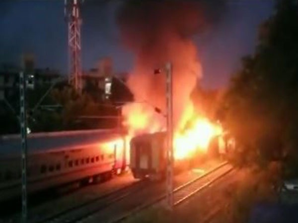 India: 9 killed in Madurai train fire; passengers ‘illegally smuggled gas cylinder’, say officials