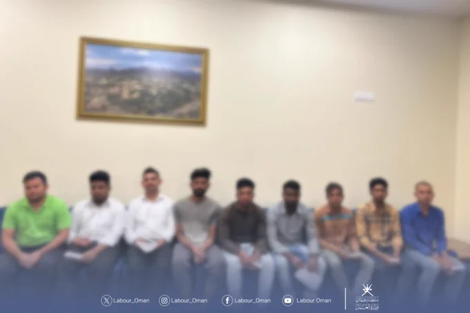 ضبط 34 من القوى العاملة المخالفة بالجبل الأخضر