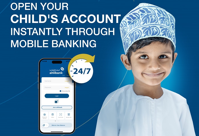 Opening a children’s account made easy through ahlibank’s mobile banking app