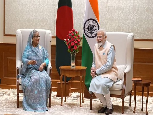 Indian PM Modi holds bilateral meeting with Bangladesh counterpart Sheikh Hasina in New Delhi