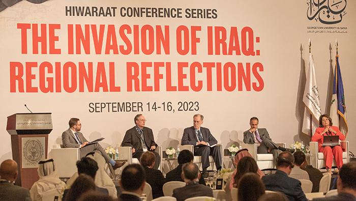 Georgetown University in Qatar’s Iraq conference envisions a future without war and conflict