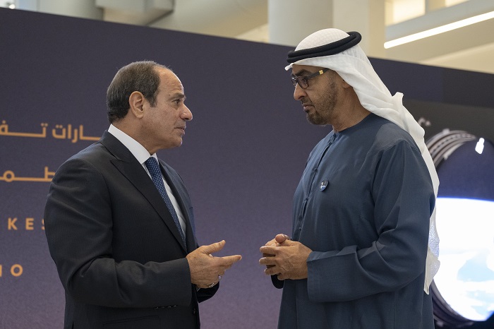 UAE, Egyptian presidents discuss bilateral cooperation, regional developments
