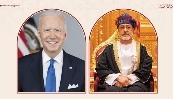 الرئيس الأمريكي يعرب عن شكره الخاص لجلالة السلطان المعظم