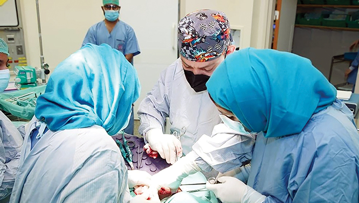 Royal Hospital conducts complex surgery to remove adrenal glands and colon