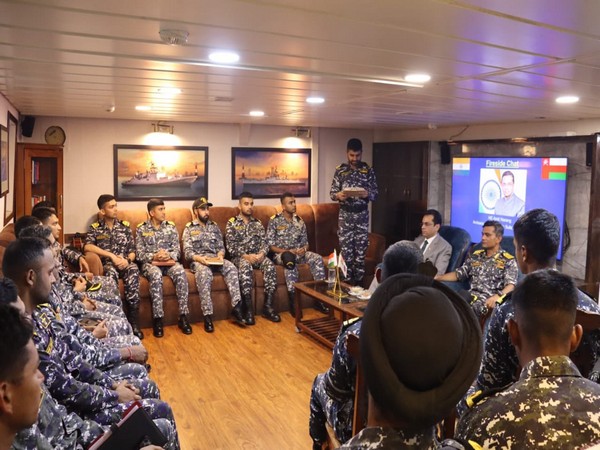 Indian Ambassador to Oman visits INS Talwar on port call at Muscat